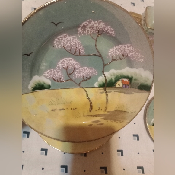 COPY - Vintage 1930's Hand Painted Japanese Sugar Jar! - Picture 2 of 6